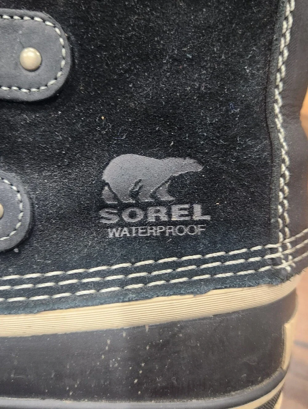Sorel Joan Of Arctic Waterproof Fur Trim Boots Black Size 7.5